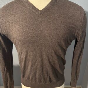 Banana Republic Men's V-Neck Sweater in Brown